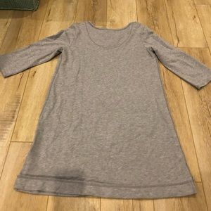 Anthropologie Eloise gray dress